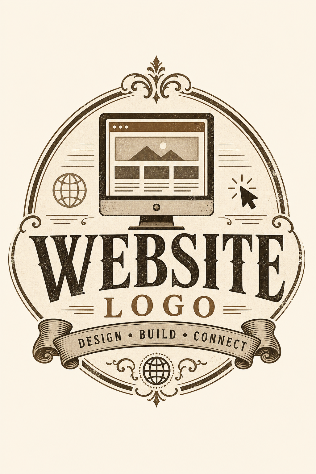 Website Logo — vintage style logo concept