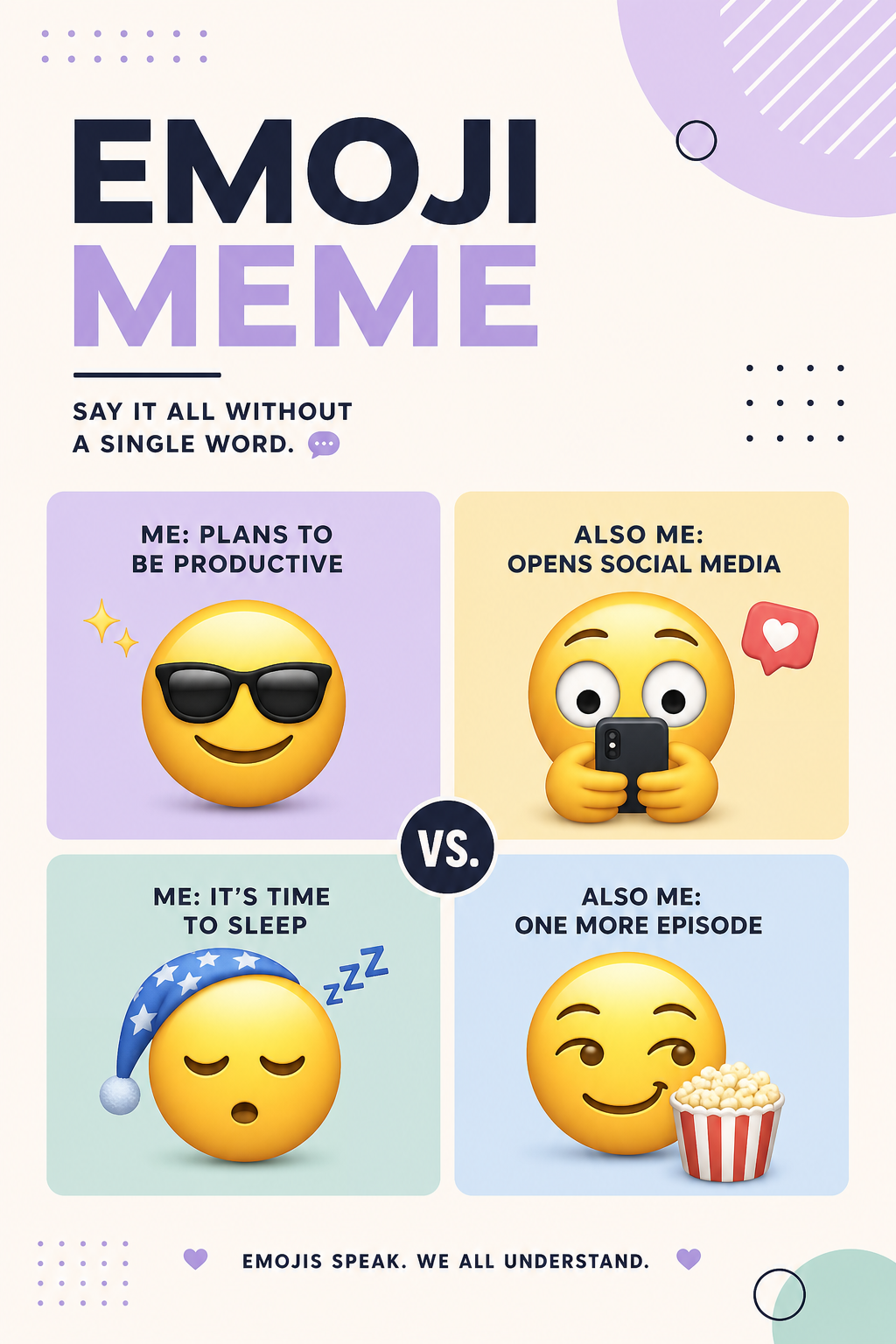 Emoji Meme — modern style meme