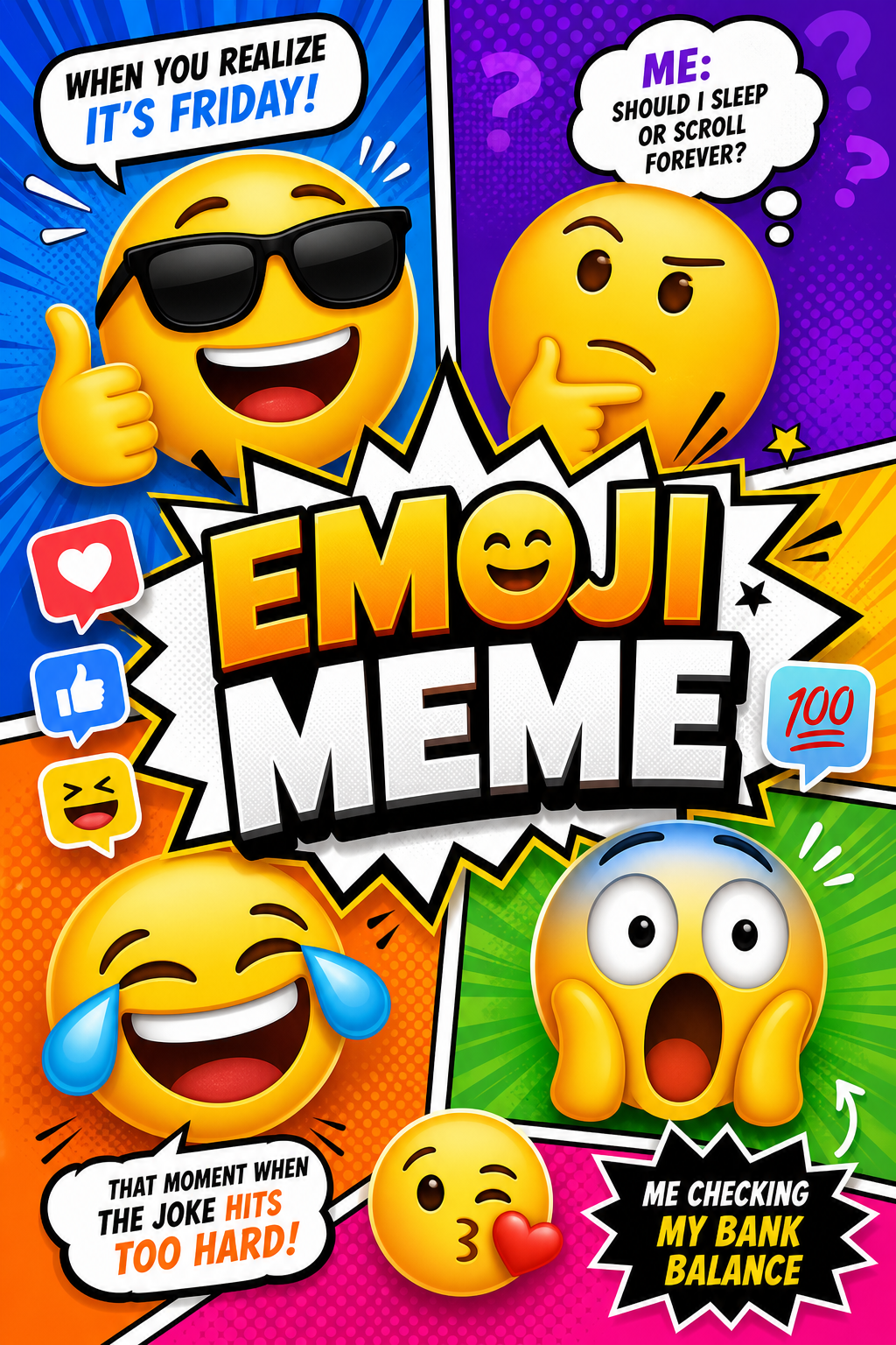 Emoji Meme — vibrant style meme