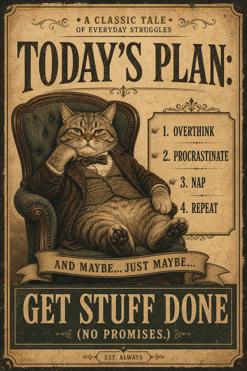 Funny Meme — vintage style meme