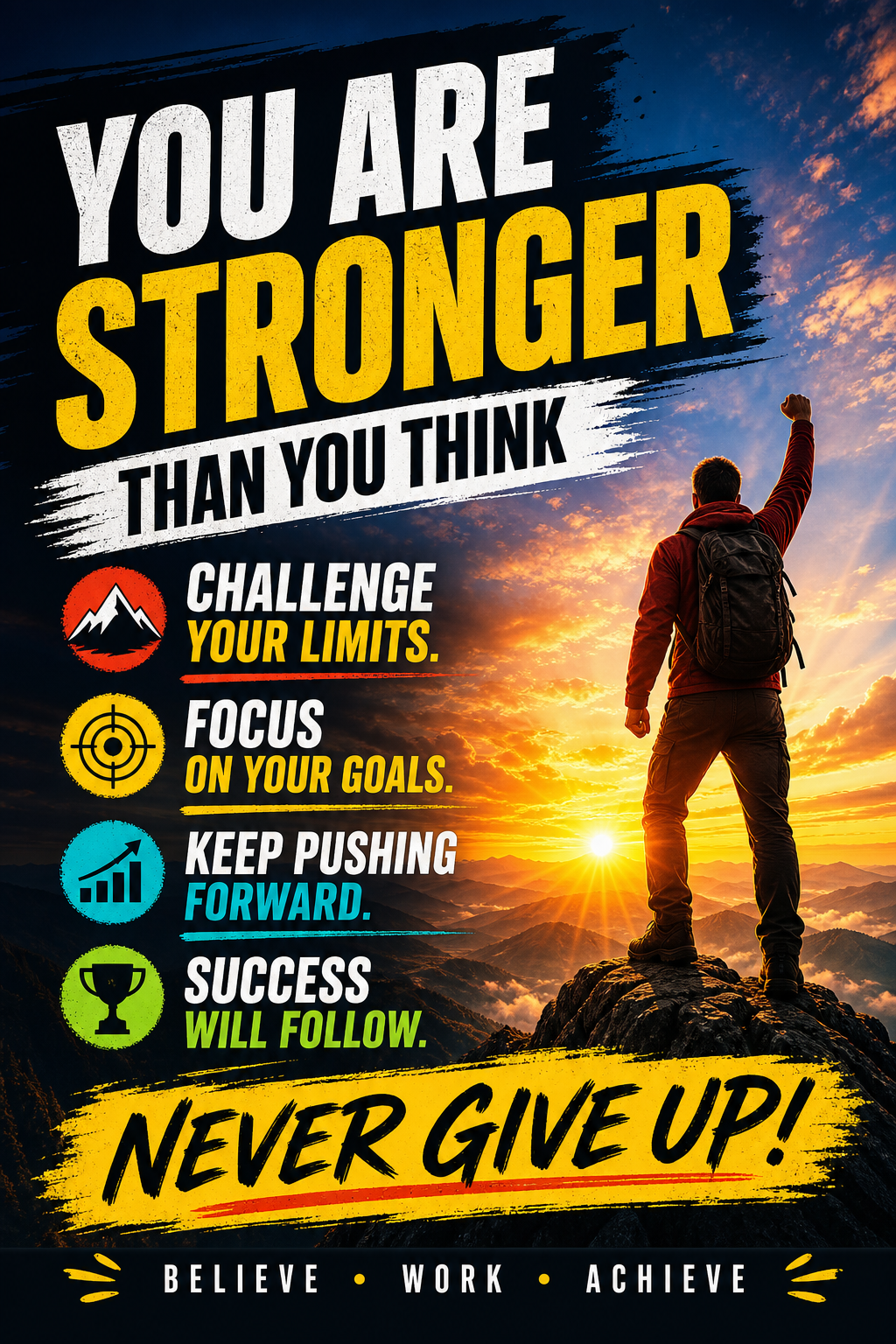 Inspirational Meme — vibrant style meme