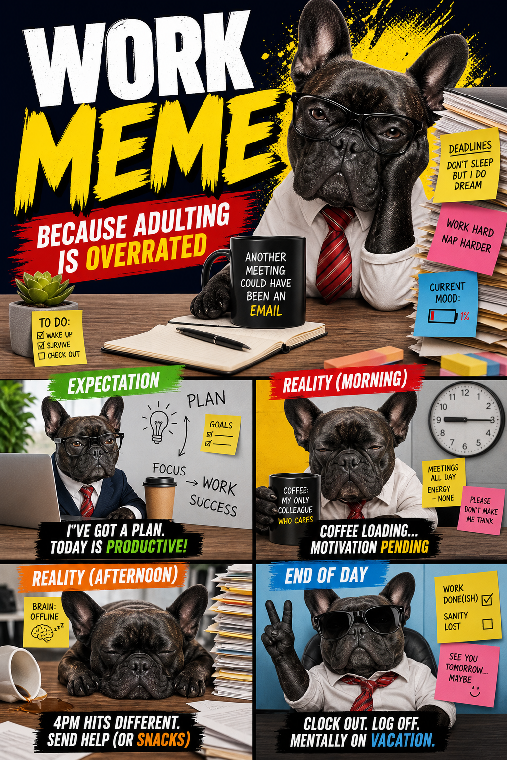 Work Meme — vibrant style meme