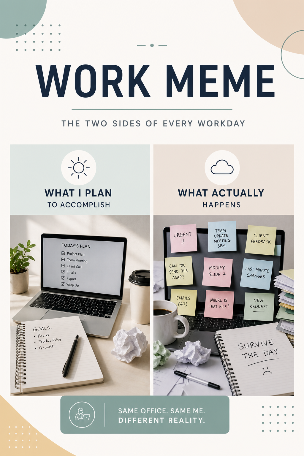 Work Meme — modern style meme