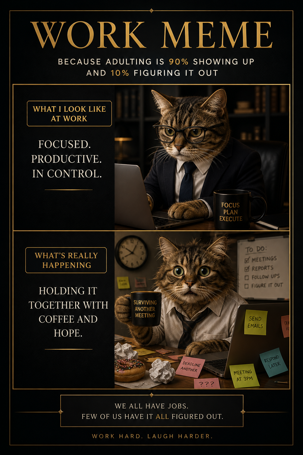 Work Meme — elegant style meme