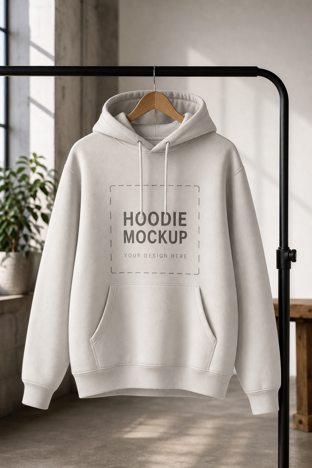 Hoodie Mockup — photo-realistic style product mockup